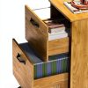 VASAGLE 2-Drawer File Cabinet, Rolling Filing Cabinet with-3