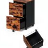 VASAGLE 2-Drawer File Cabinet Classic Design-2