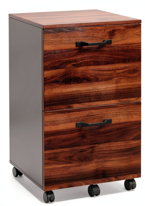 VASAGLE 2-Drawer File Cabinet Classic Design-6