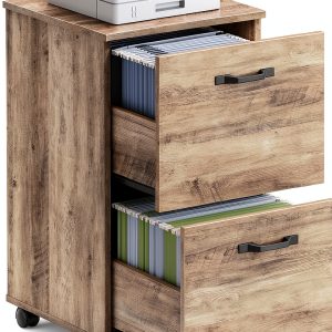 VASAGLE 2-Drawer File Cabinet, Particleboard, Classic-0