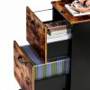 VASAGLE 2-Drawer File Cabinet Classic Design-3
