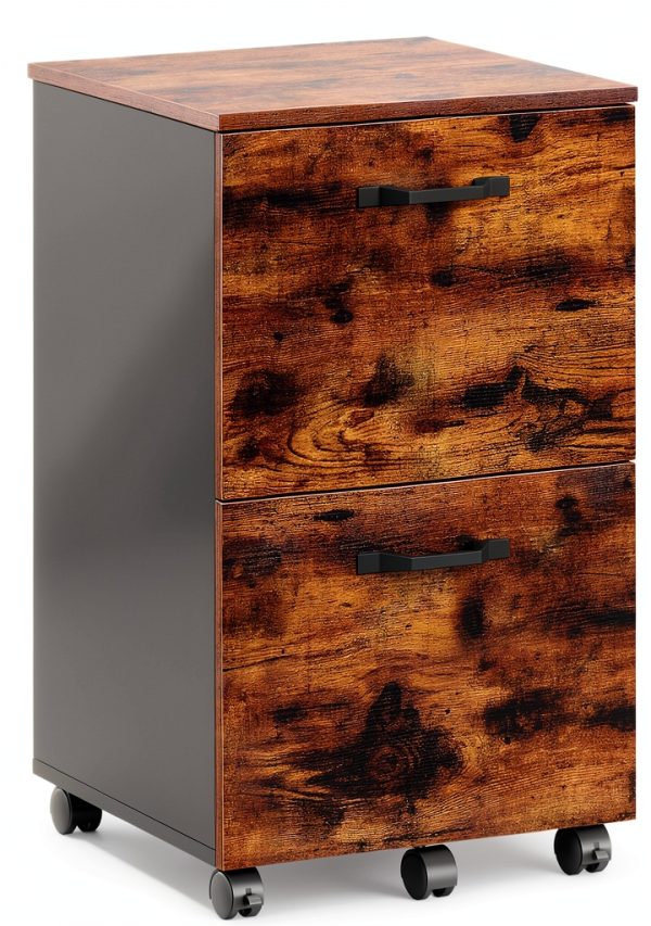 VASAGLE 2-Drawer File Cabinet Classic Design-6