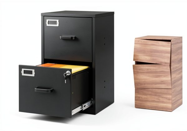 Metal File Cabinet SISESOL Lockable Floor‑Mount-6
