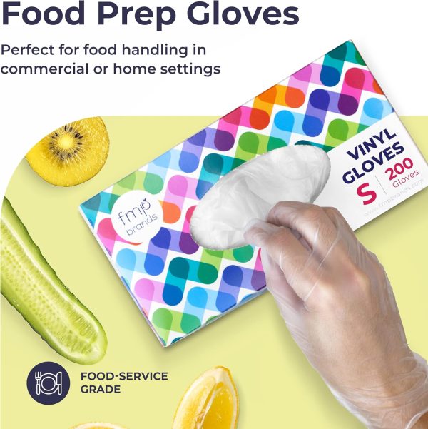Disposable Vinyl Gloves Kitchen Cleaning Food Prep Durable-1