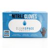 Clean Space Project Nitrile Gloves Black Disposable Latex-1