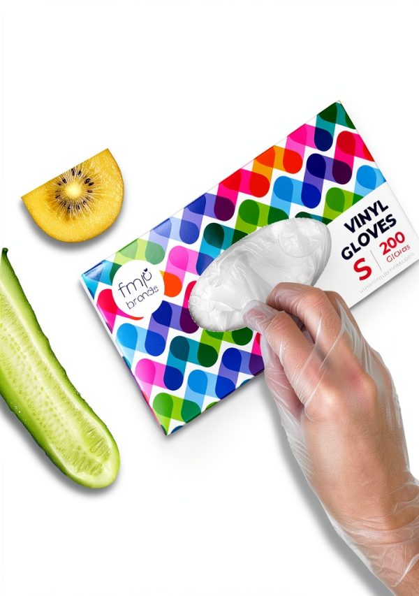 Disposable Vinyl Gloves Kitchen Cleaning Food Prep-1