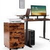 VASAGLE 2-Drawer File Cabinet Classic Design-1