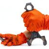 AMMEX Orange Nitrile Gloves Heavy Duty Chemical Resistant-4