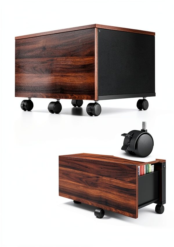 VASAGLE 2-Drawer File Cabinet Classic Design-5