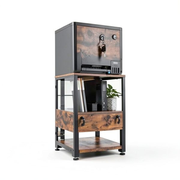VASAGLE 2-Drawer Filing Cabinet with Lock-5