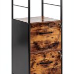 VASAGLE 2-Drawer Filing Cabinet with Lock-0