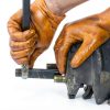 AMMEX Orange Nitrile Gloves Heavy Duty Chemical Resistant-1