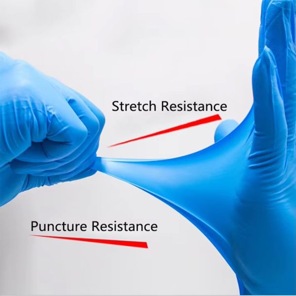 Anboson Blue Nitrile Gloves Disposable Safety Protection-2