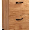 VASAGLE 2-Drawer File Cabinet, Rolling Filing Cabinet with-6