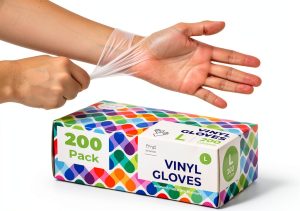 Vinyl Gloves Disposable Kitchen Cleaning Food Prep Durable-0