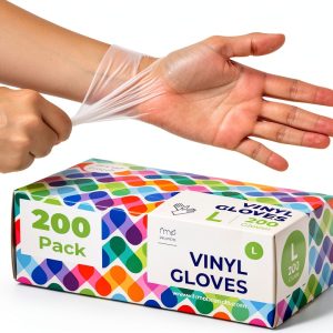 Vinyl Gloves Disposable Kitchen Cleaning Food Prep Durable-0
