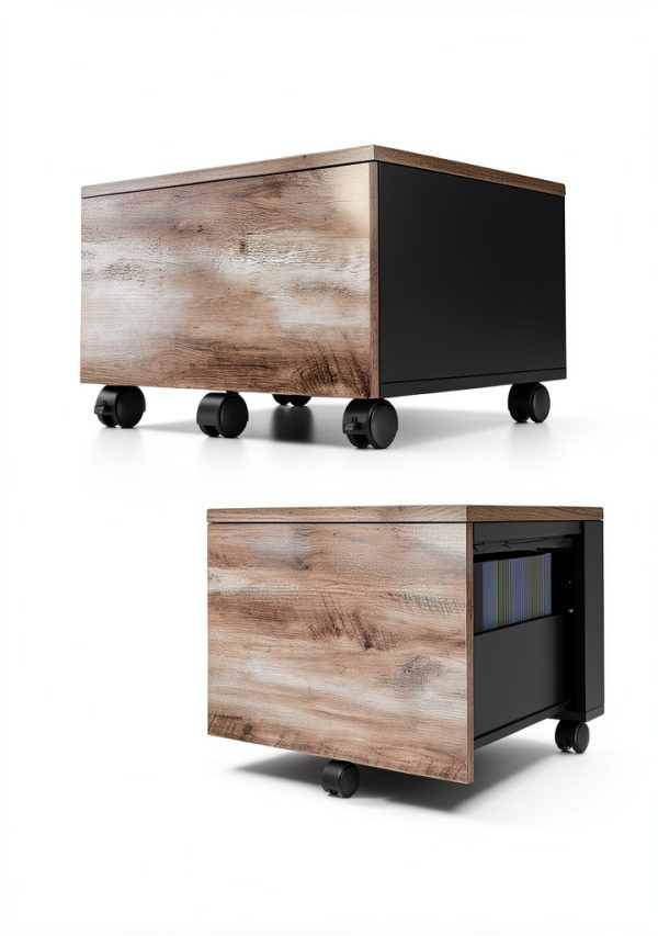 VASAGLE 2-Drawer File Cabinet, Space-Saving Office Storage-5