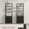 VASAGLE 3 Drawer File Cabinet Home Office Steel Frame-4