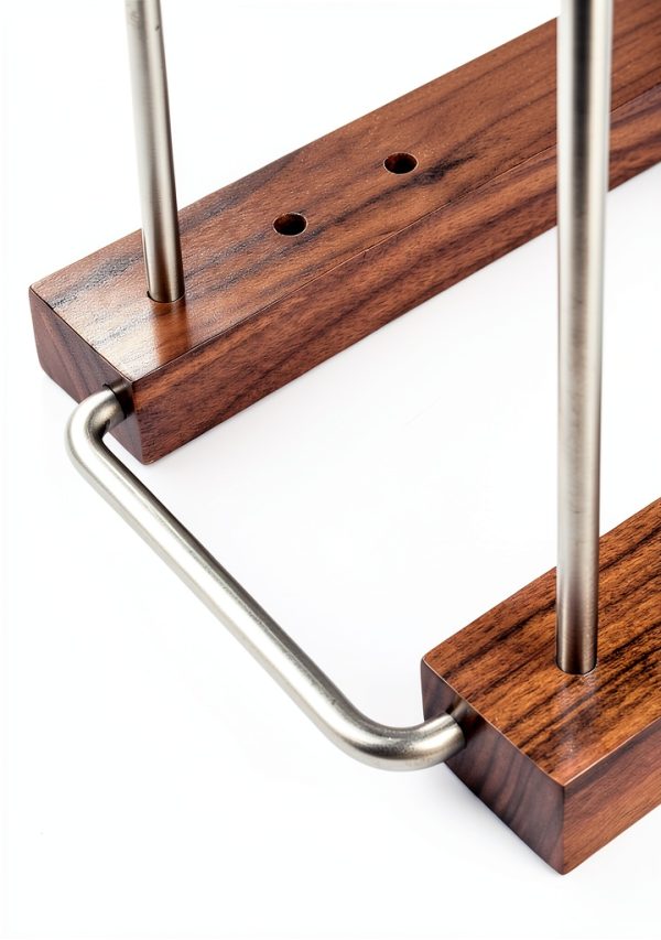 Optage Audio Vinyl Record Storage Holder Natural Walnut-6