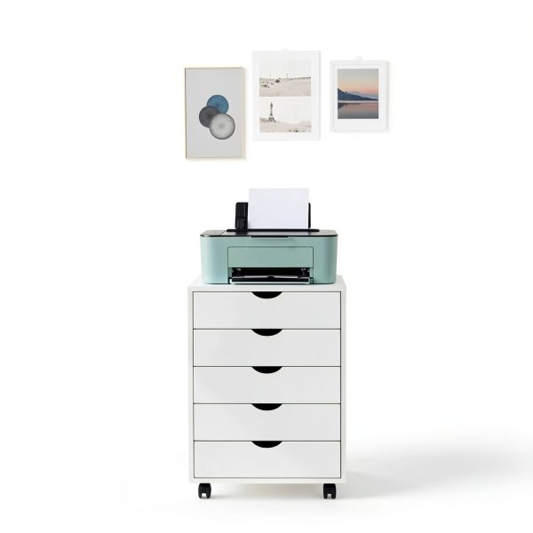 OLIXIS Under Desk Storage Organization with Wheels-1