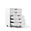 OLIXIS Under Desk Storage Organization with Wheels-2
