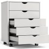 OLIXIS Under Desk Storage Organization with Wheels-0