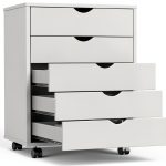 OLIXIS Under Desk Storage Organization with Wheels-0