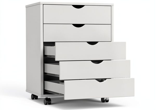 OLIXIS Under Desk Storage Organization with Wheels-0