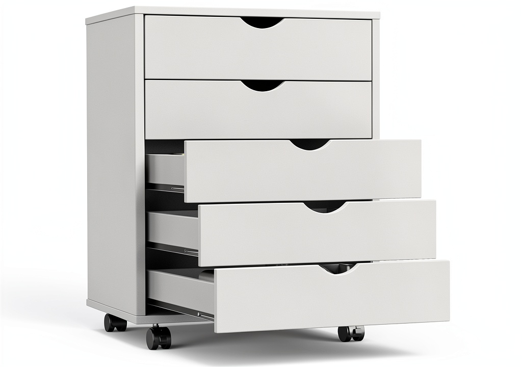 OLIXIS Under Desk Storage Organization with Wheels