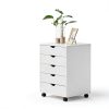 OLIXIS Under Desk Storage Organization with Wheels-7