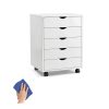 OLIXIS Under Desk Storage Organization with Wheels-5