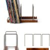 Optage Audio Vinyl Record Storage Holder Natural Walnut-3