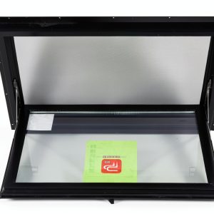 32 x 22 Hopper Window P Pro Vinyl Sliding Black-0