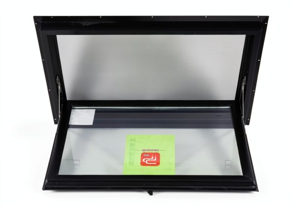 32 x 22 Hopper Window P Pro Vinyl Sliding Black-0