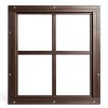 Shed Window 12x12 Black Flush Mount Aluminum Apple Outdoor Supply-0