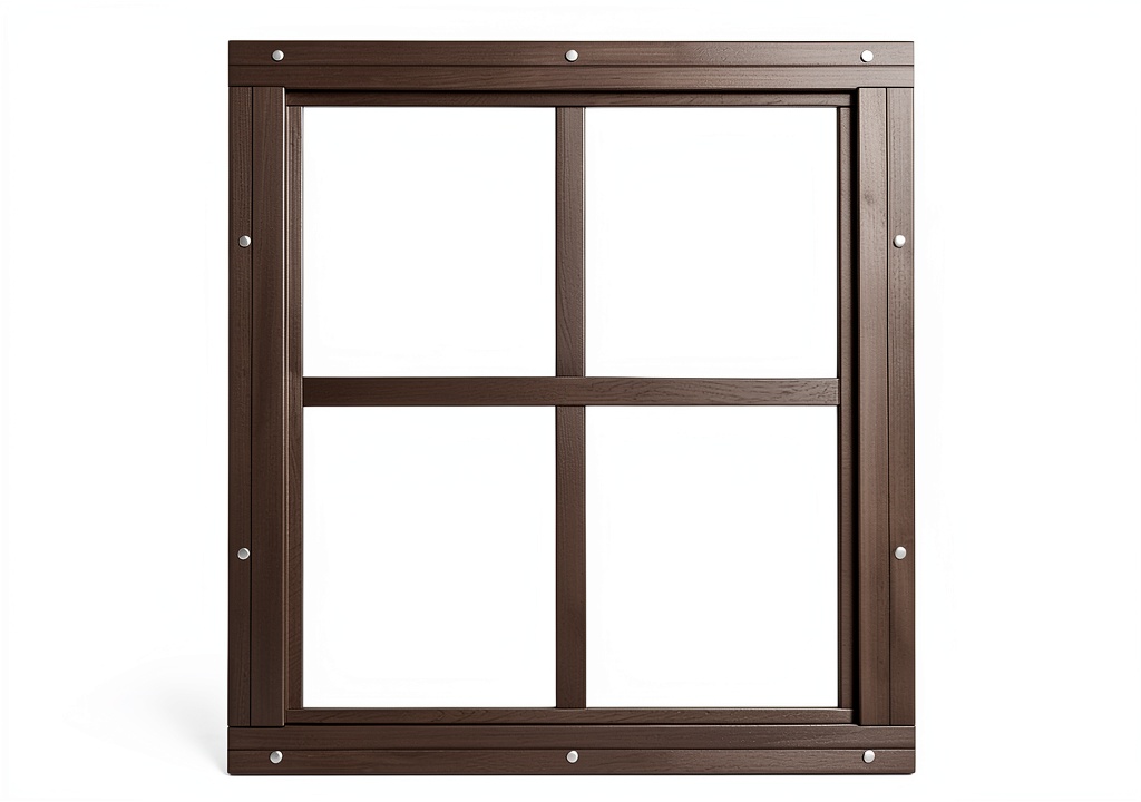 Installing Shed Window 12x12 Black Flush Mount Aluminum Apple Outdoor Supply on a wooden workbench