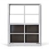 Hryan 12"x18" Shed Window for Chicken Coop, Playhouse and Mobihome, White Windows for Exterior Sheds, Mobile Home, Garage and Green House-1