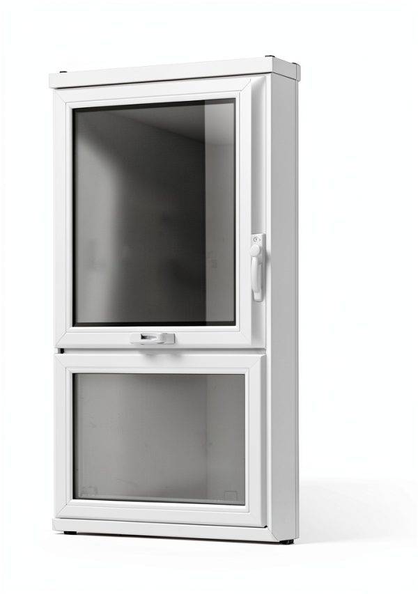 Vinyl Basement Slider Window White 30x15 by Anhui Weika Double Pane-2