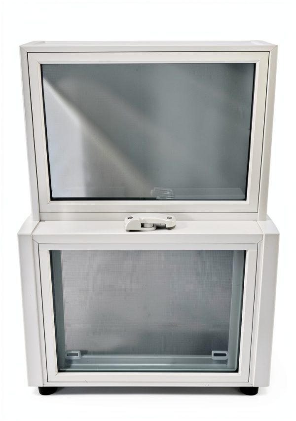 Vinyl Basement Slider Window White 30x15 by Anhui Weika Double Pane-1