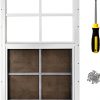 Hryan 12"x18" Shed Window for Chicken Coop, Playhouse and Mobihome, White Windows for Exterior Sheds, Mobile Home, Garage and Green House-0