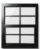 Shed Windows 24x36 Window with Tempered Glass White Aluminum 1 Pack-8