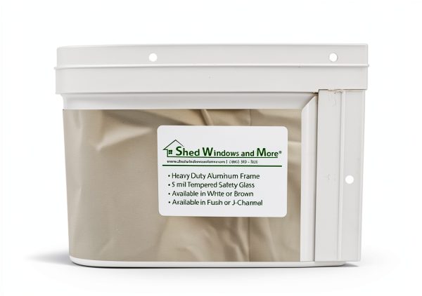 Shed Windows 18x27 White Flush Mount Window by Shed Windows and More-2