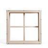 Shed Window 12x12 Black Flush Mount Aluminum Apple Outdoor Supply-1