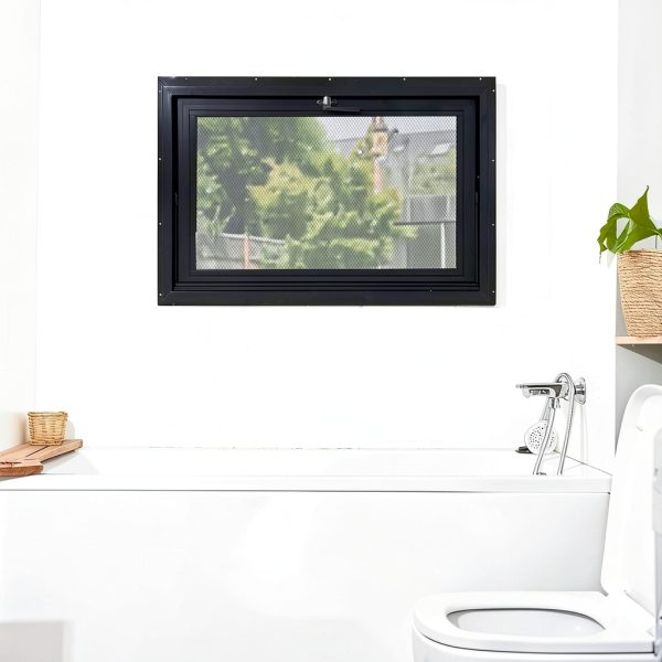 32 x 22 Hopper Window P Pro Vinyl Sliding Black-3