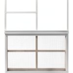 Shed Windows 24x36 Window with Tempered Glass White Aluminum 1 Pack-0