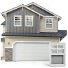 White Flush Mount Shed Window CIPOOH 2-Pack 12x18 Tempered Sliding-6