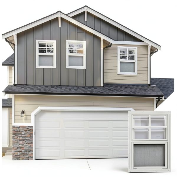 White Flush Mount Shed Window CIPOOH 2-Pack 12x18 Tempered Sliding-6