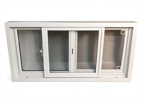 Vinyl Basement Slider Window White 30x15 by Anhui Weika Double Pane-4
