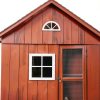 Shed Window 12x12 Black Flush Mount Aluminum Apple Outdoor Supply-3