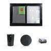 Vinyl Basement Window P Pro Sliding Window 32x16 Double Glazed Black-1